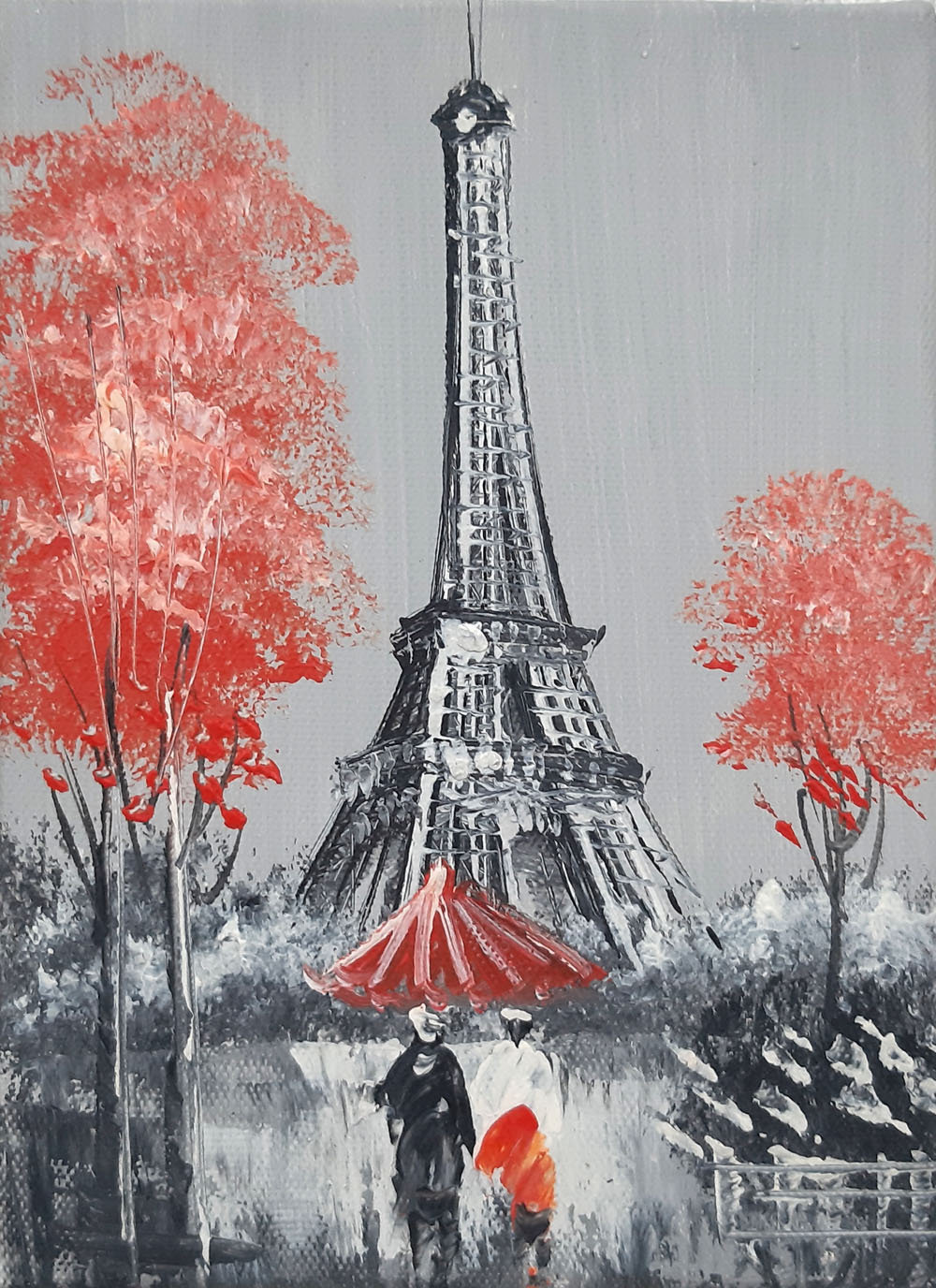 Peinture de Paris/13cm x 18cm /PA0004-13-18