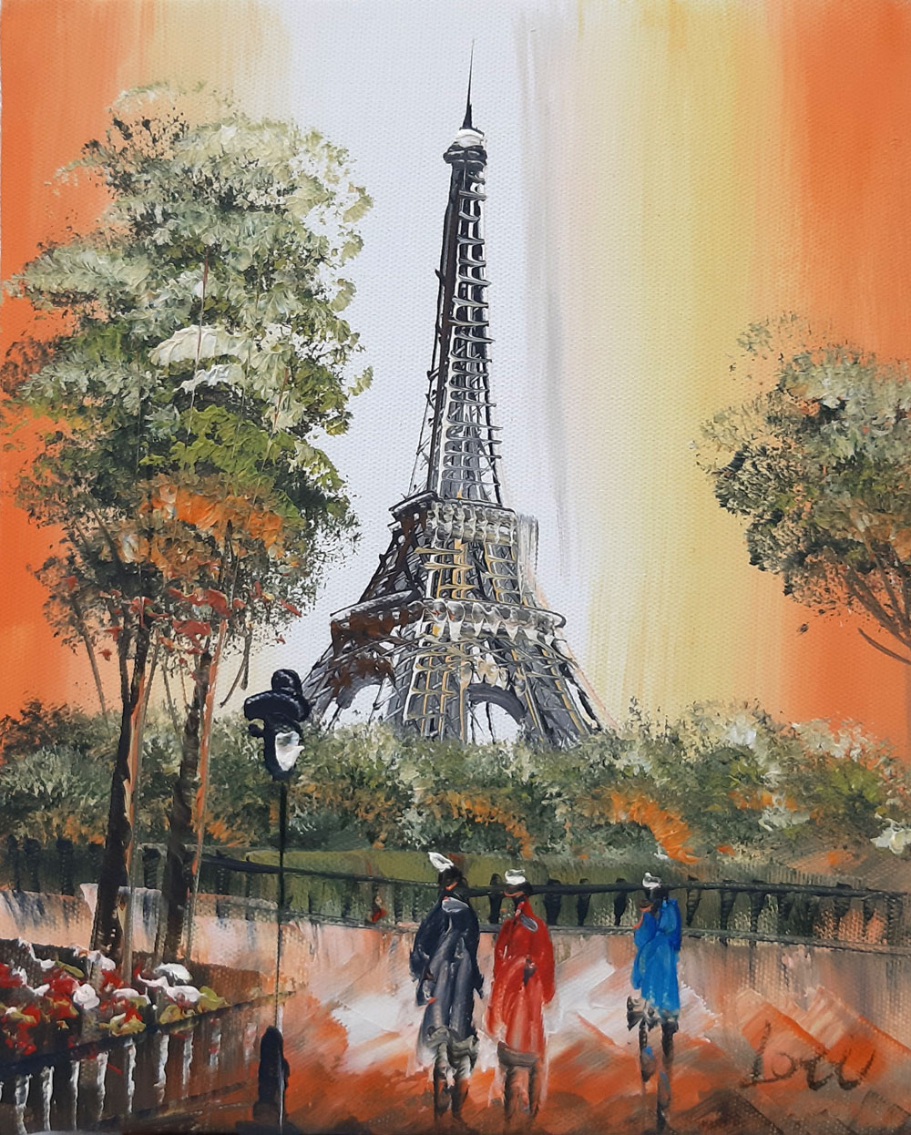 Peinture de Paris/20cm x 25cm /PA0013-13-18