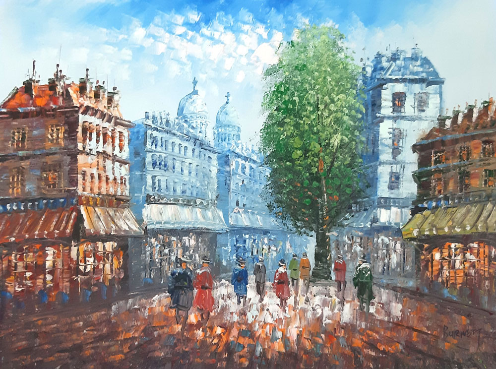 Peinture de Paris/30cm x 40cm /PA0083-30-40